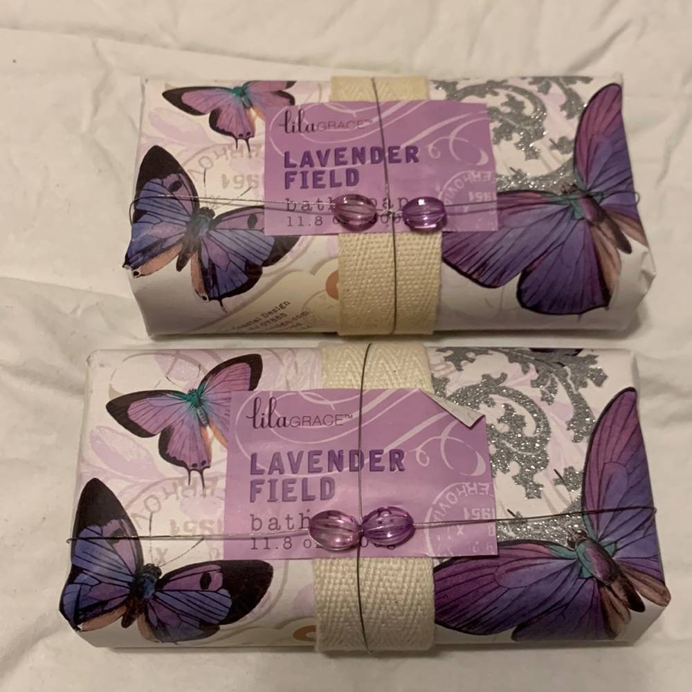 Lila Grace lavender field bath soap